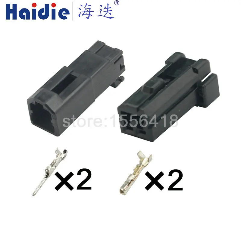 

1Set 2Pin Car Speaker Pug Tweeter Plug Electric Harness Female Male Connector 174057-2 174056-2 for Mazda