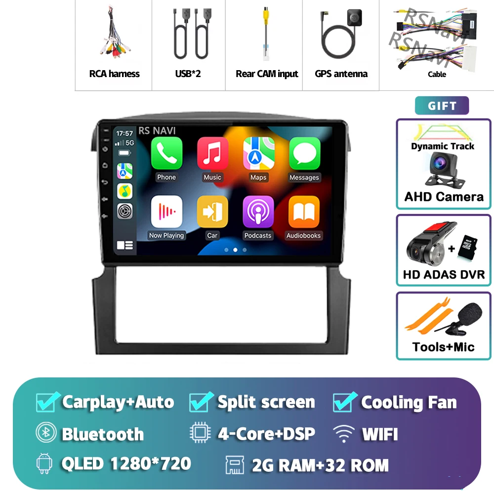 

Android 15 Carplay Auto для Kia Sorento BL 2002 2003-2011 Автомобильный радиоприемник Мультимедийный 8-ядерный стереоплеер Видео GPS Головное устройство BT DSP