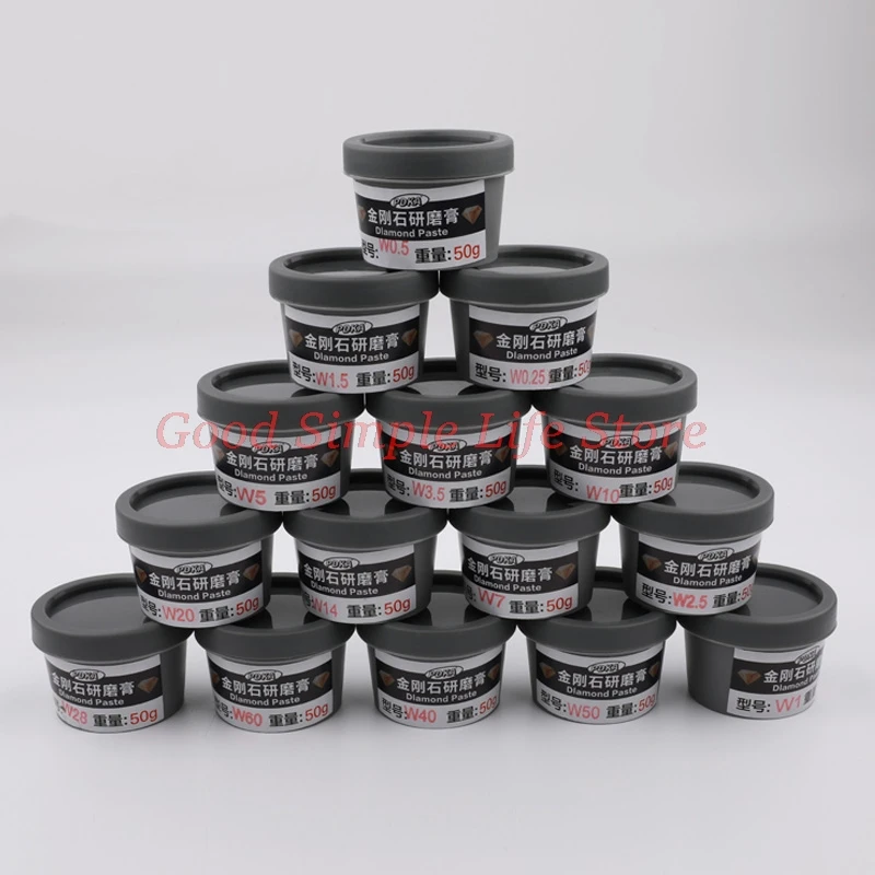 50 г алмазная шлифовальная паста составной металлический зеркальный полировщик