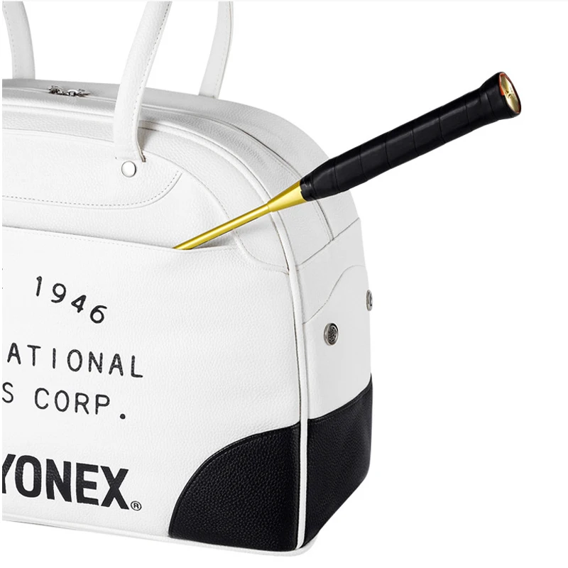 Original YONEX New 2023 Korean Portable Badminton Bag Light Racquet Handbag Sport PU Leather Racket Bag Men Women 229BA001U