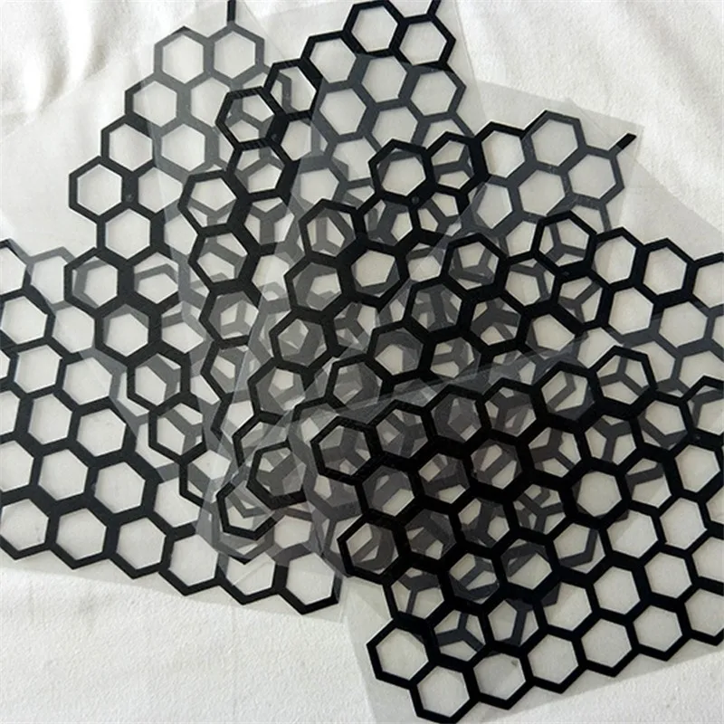 6 шт./компл. Автомобильная наклейка из ПВХ предупреждающая лента виниловая пленка