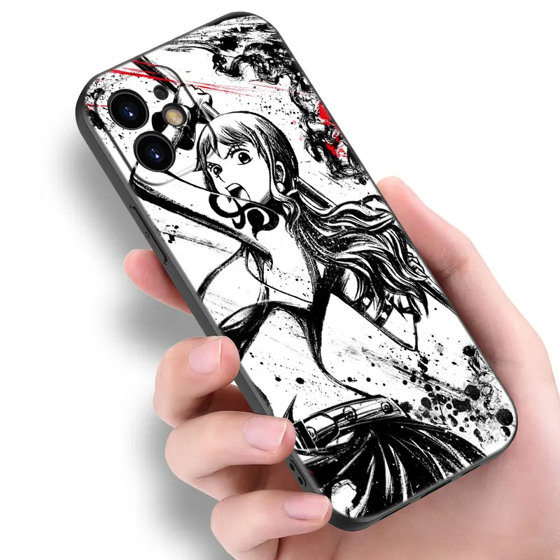 Черный чехол для телефона One Piece Anime Huawei Nova 12i 11i 8i 10SE 9SE Y91 Y90 Y72 Y71 Y70 Y8P Y9S Y6P Y7P Y9 Prime 2019