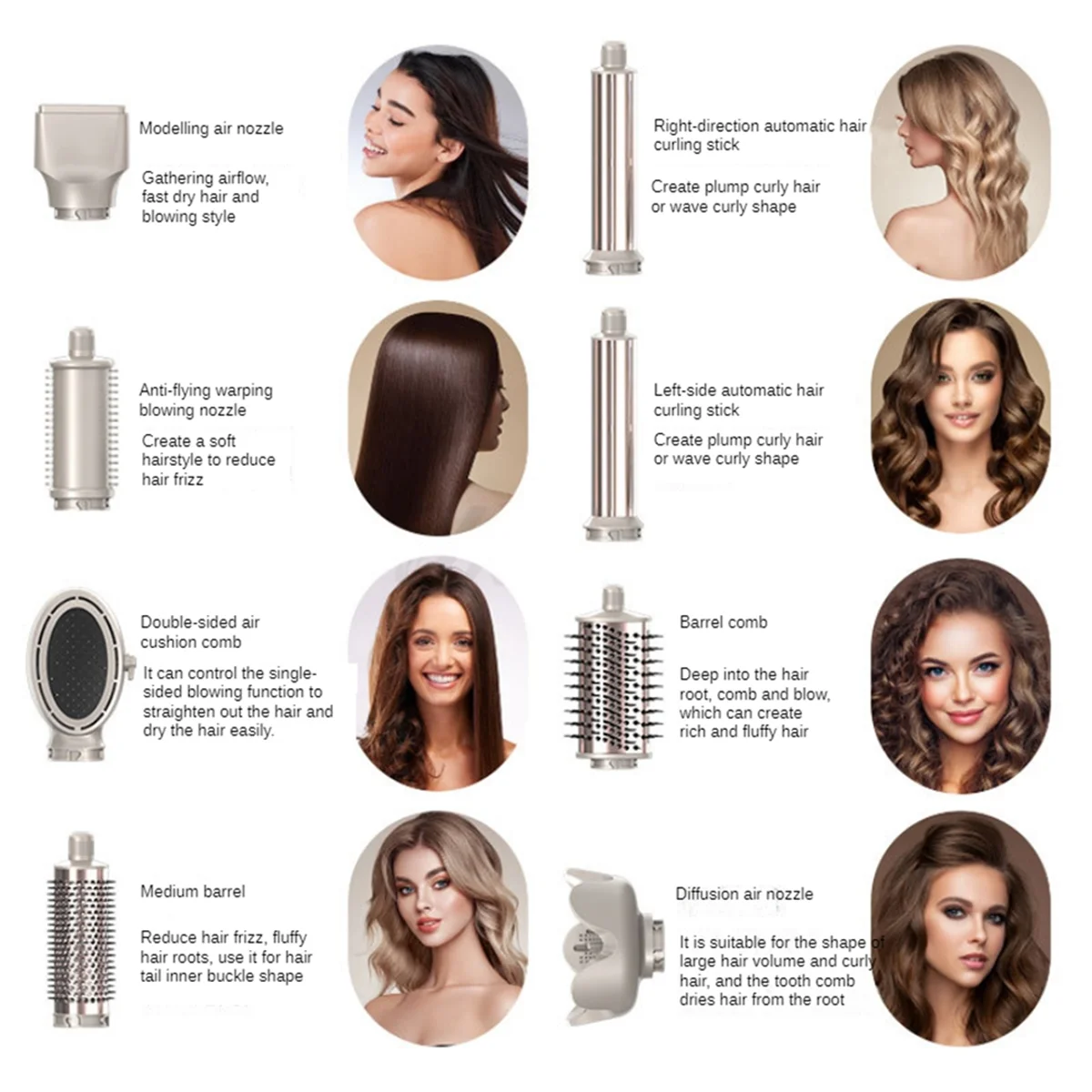 Фен для волос складной с отрицательными ионами домашний набор расчесок горячим