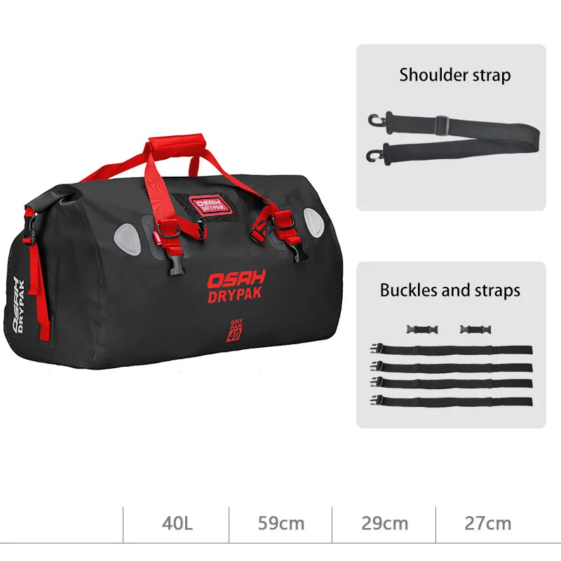 

Водонепроницаемая сумка OSAH DRYPAK Moto 40/60 литров