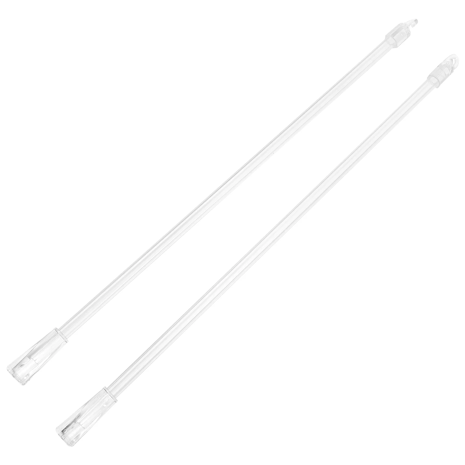 

2 Pcs Shutter Rotary Rod Curtains Windows Blind Parts Wand Stick Tilt Blinds Rods Replacement Acrylic Vertical