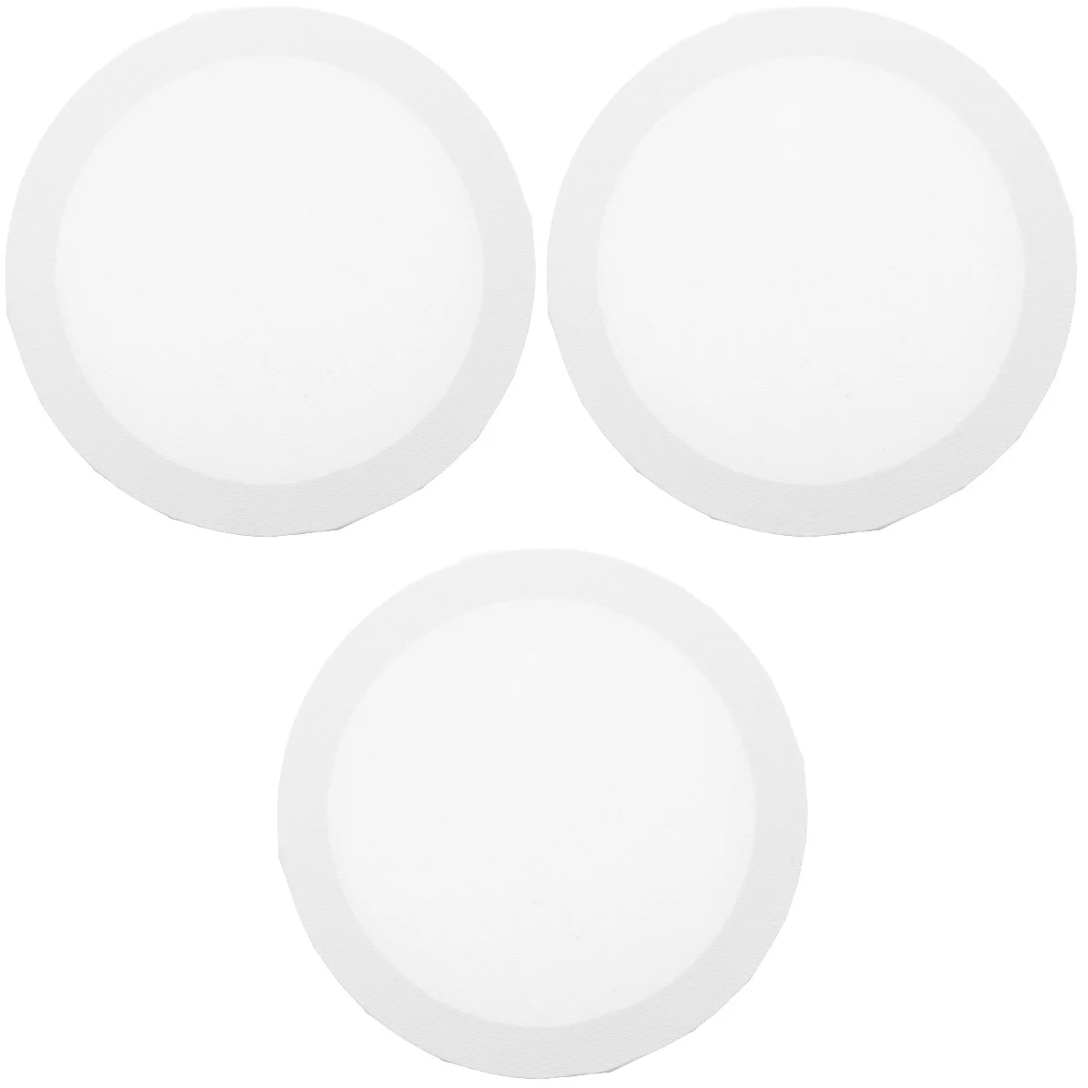 

3pcs Canvas Panel Board Round Painting Board Drawing Panel Artist Painting Supply for Gift
