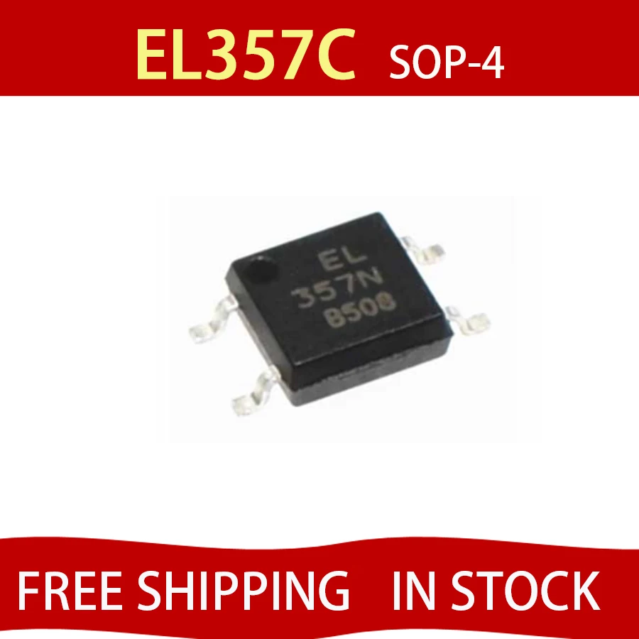 

50PCS EL357C EL357B EL357A EL357D EL357N chip optocoupler SOP4 New original -C -A -B -D SOP4 EL357 In Stock free shipping