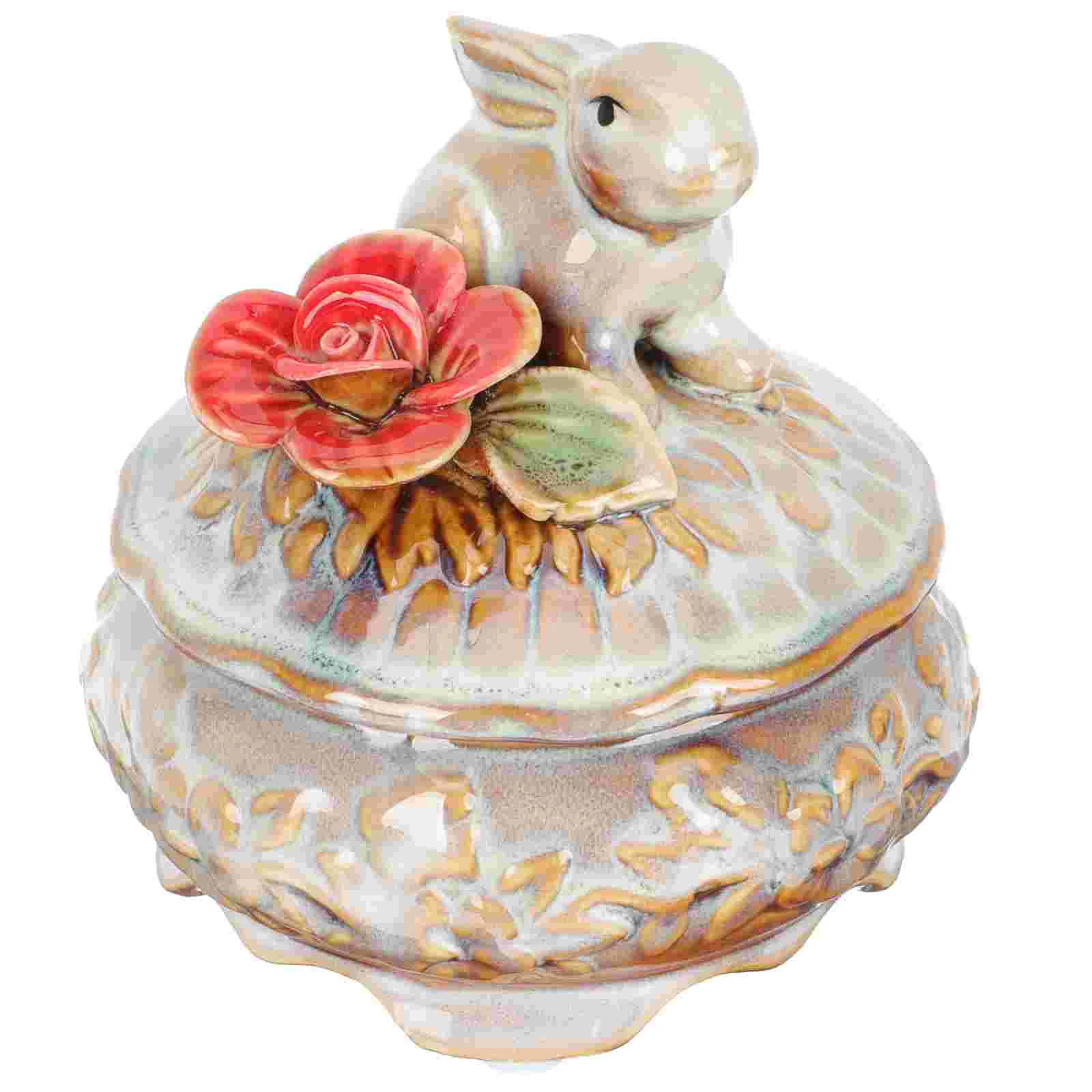 

Ornament Elegant Decorative Necklace Case Small Jewelry Case Charms Box Necklace Organizer Jewelry Case