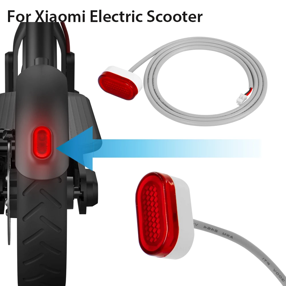 

Задние брызговики для электроскутера Xiaomi, крылья, задние фонари, стоп-сигналы безопасности, запасные аксессуары, запасные части