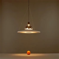 scandinavian flying saucer led pendant lights for table restaurant bedroom hanging lamp home indoor decoration lusters luminaire