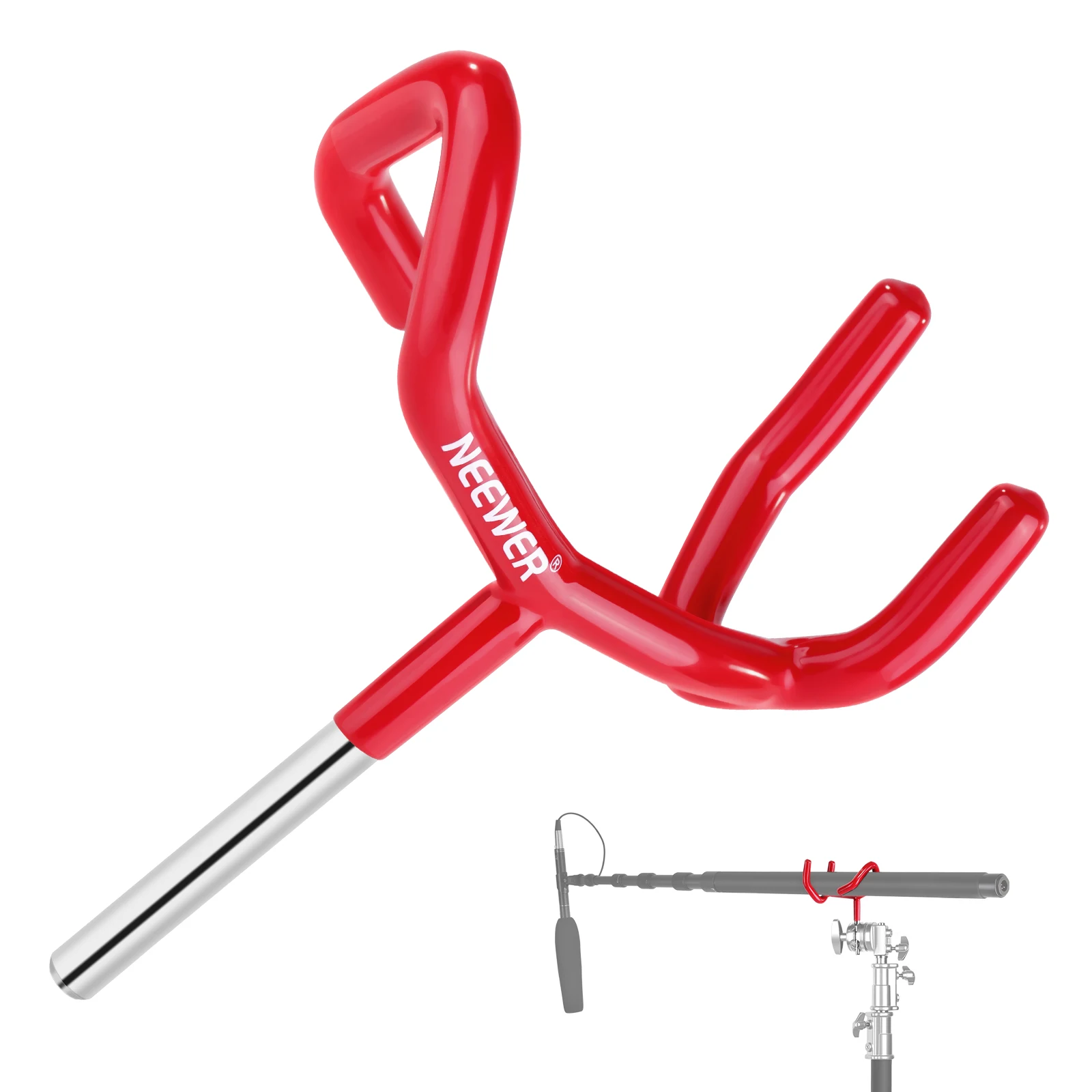 

NEEWER металлический держатель для микрофона для C-подставки и подставки для микрофона, красный