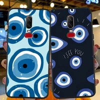 luxury blue eyes lucky eye funda coque for oneplus 8 5 6 7 one plus 5t 6t 7t 8 pro phone case soft silicone tpu cover shell etui