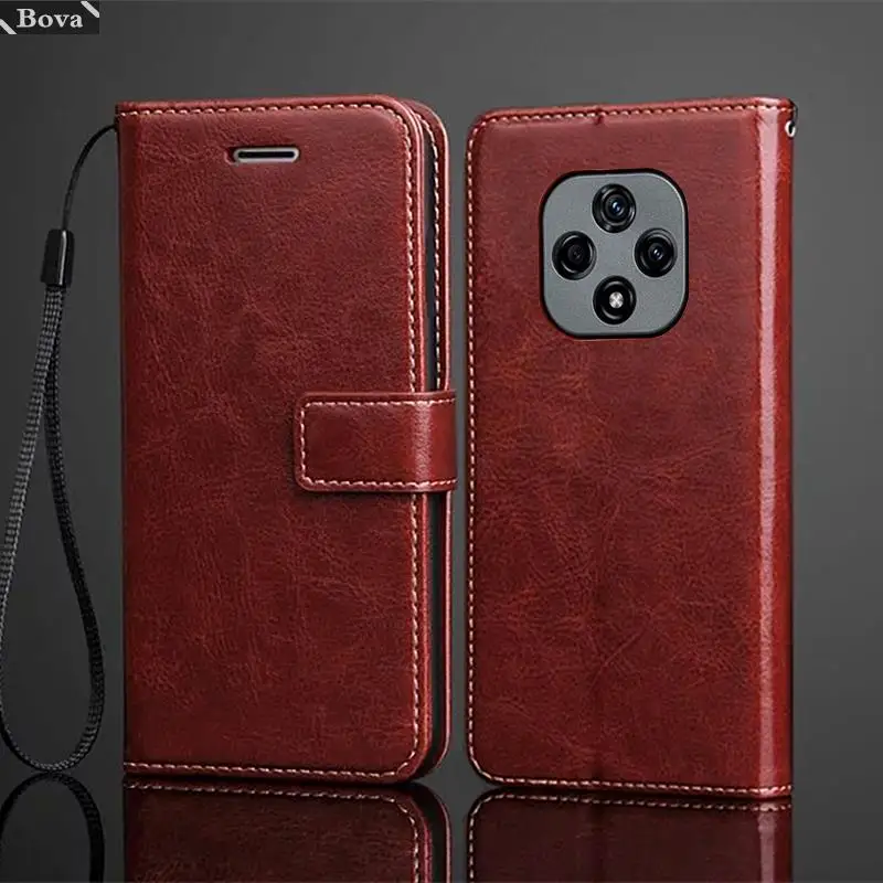 

Card Holder Cover Case for Huawei Nova 9Z Nova9Z Pu Leather Flip Cover Retro Wallet Phone Bag Fitted Case Business Fundas Coque