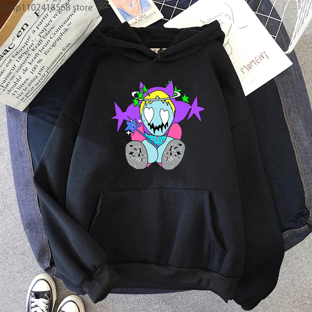 

Bladee 333 Hoodie Gothic Fashion Long-sleeved Sweatshirt Men Casual Aldult O-Neck Handsome Oversized Hoody Winter Clothes Women