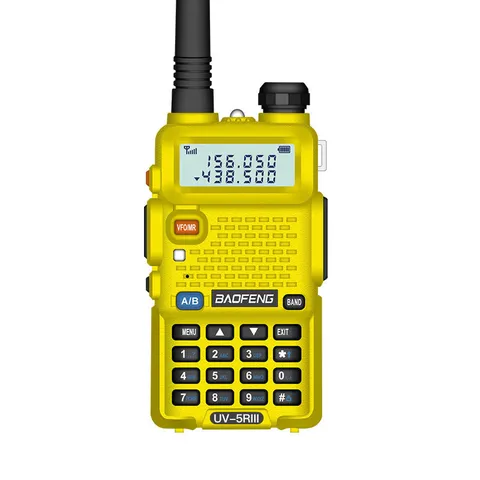 UV-5RIII рация, трехступенчатая автомобильная уличная УФ5R, водонепроницаемая рация FM, гражданская мини-трубка, случайный цвет