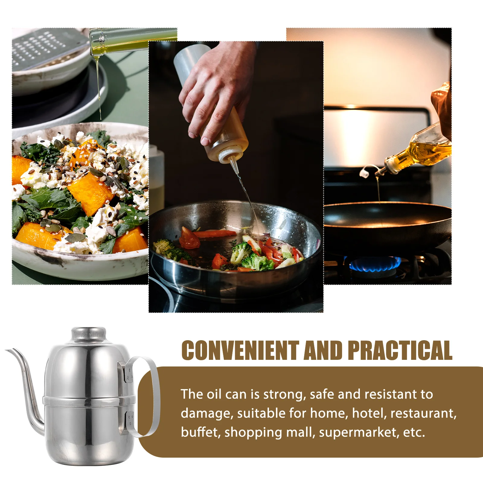 

Oil Pourer Cooking Oil Bottles Oil Container Stovetop Tea Kettle Teapot Oil Dispenser Bottle