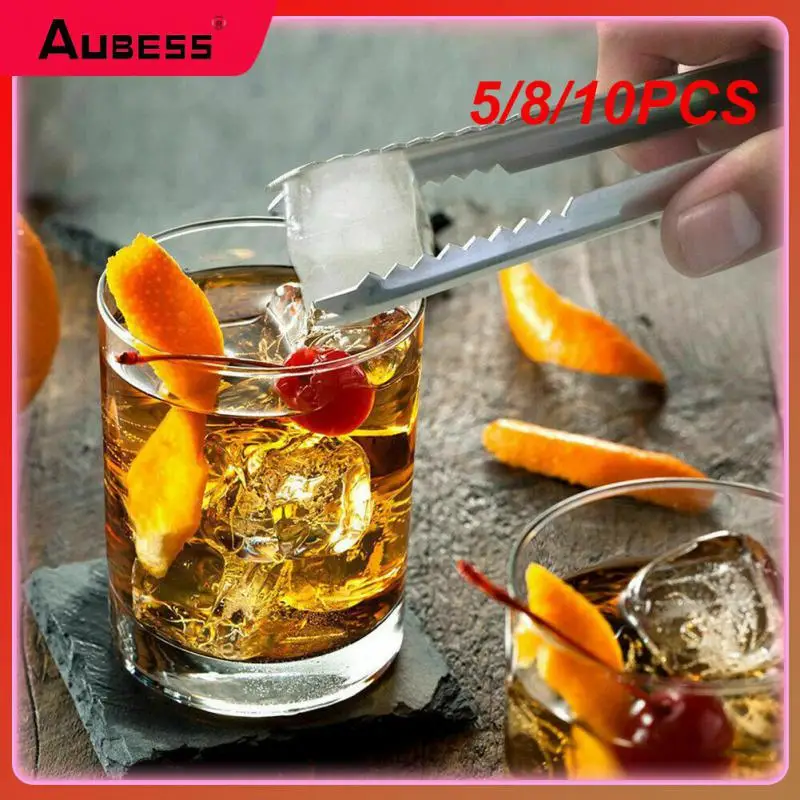 

5/8/10PCS Stainless Steel Sugar Durable Fall-proof Bucket Clamp High Quality Practical Mini Food Clip Ice Trap