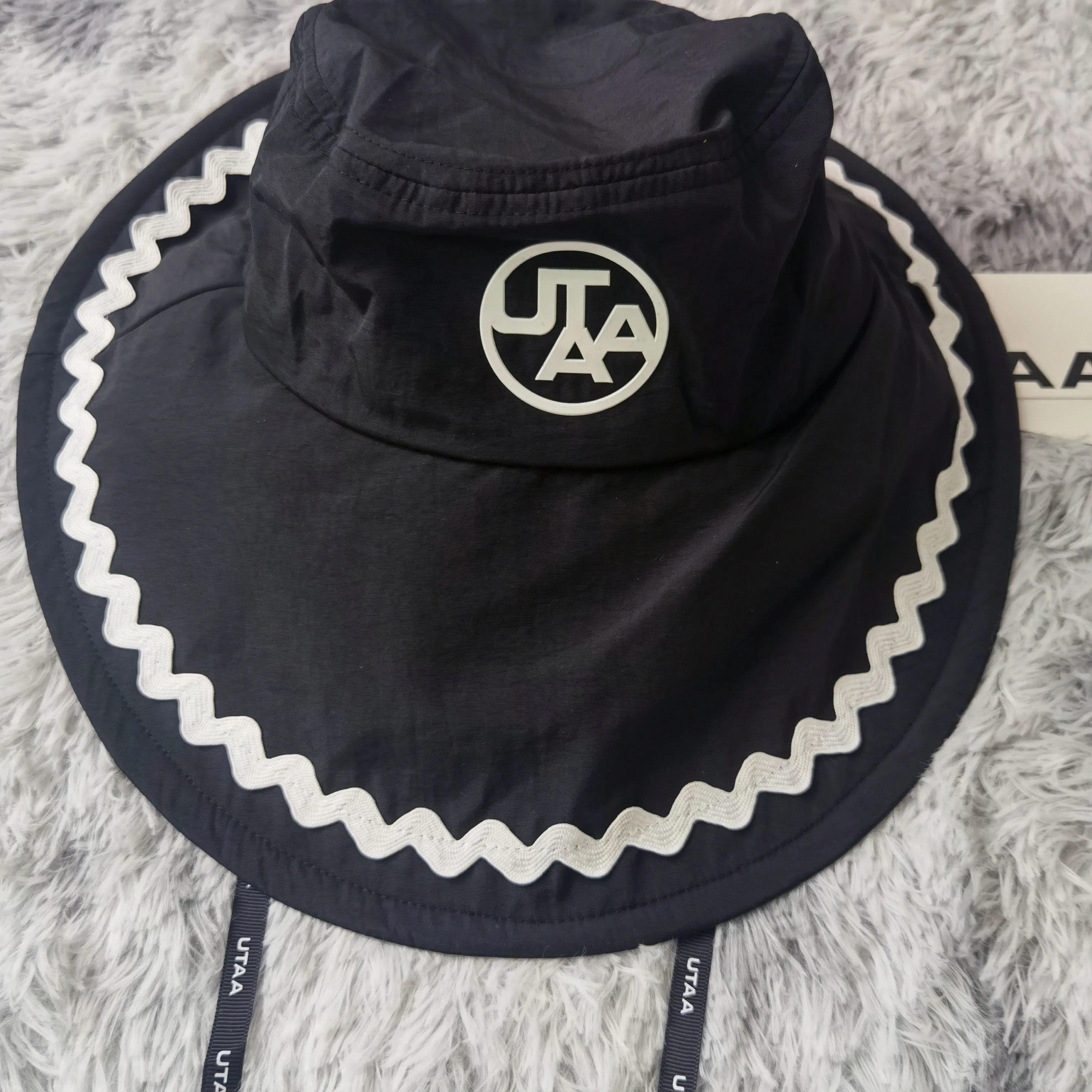 

Utah Summer Golf Hat Black Fashion Fisherman's Hat Women's Golf Hat Sport Large Eaves Sun Visor Hats