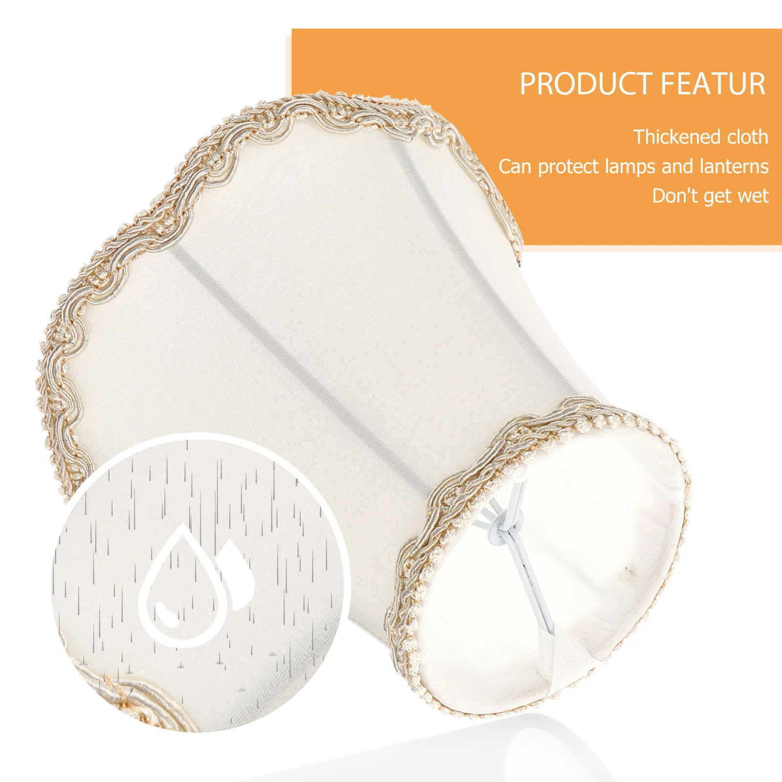 Маленький абажур из ткани прикроватная тумбочка настенная скатерть ретро-декор