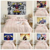 my hero academia all%c2%b7might colorful tapestry wall hanging hanging tarot hippie wall rugs dorm wall hanging sheets