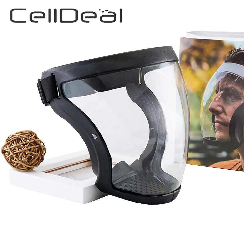 Полнолицевая прозрачная маска для глаз защитный чехол ветрозащитная