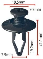 Внутренний фиксатор винтового крыла для Toyota Honda Ford Nissan NA01-56145 01553-03201 .MNA01-56145 63844-01A00