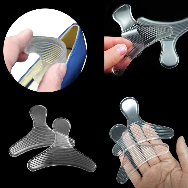 

Silicone Heel Stickers Heels Grips for Women Men Anti Slip Heel Cushions Non-Slip Inserts Pads Foot Hallux Valgus Protector