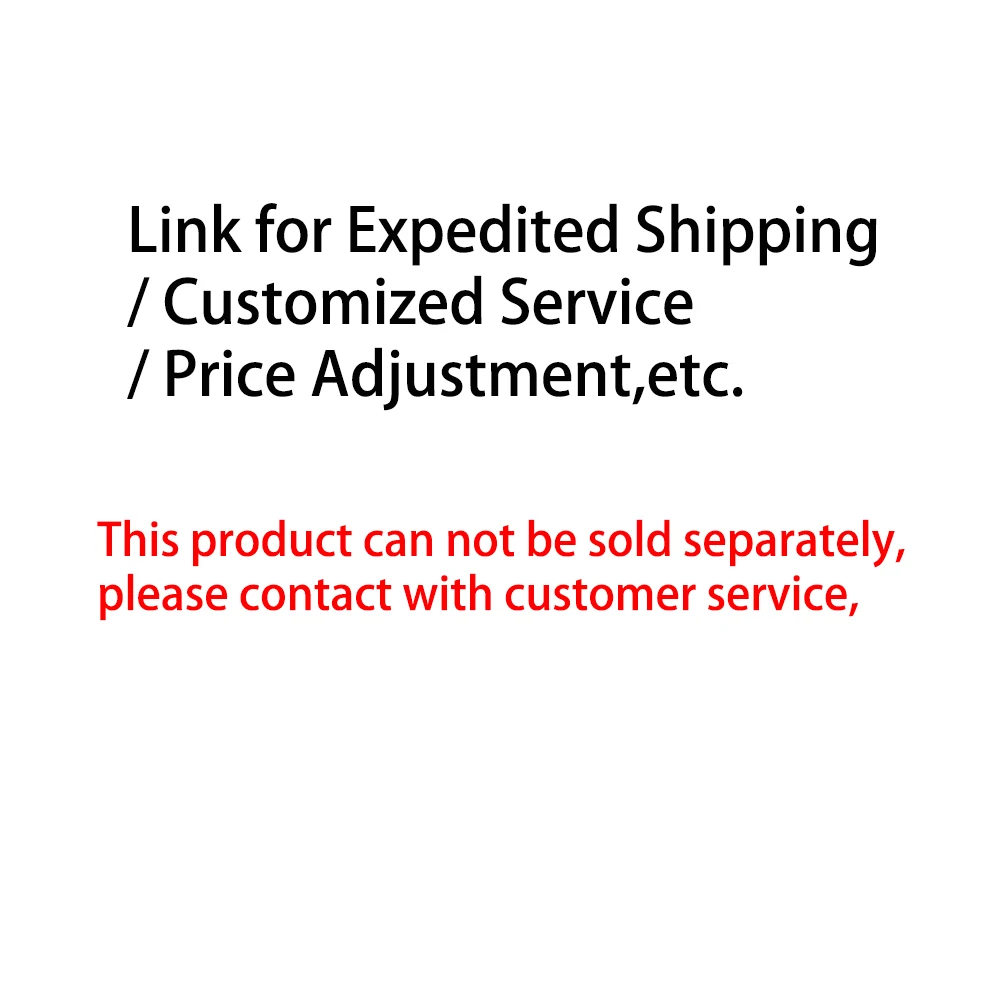 

Ссылка для ускоренной доставки/индивидуального обслуживания/корректировки цены и т. д.