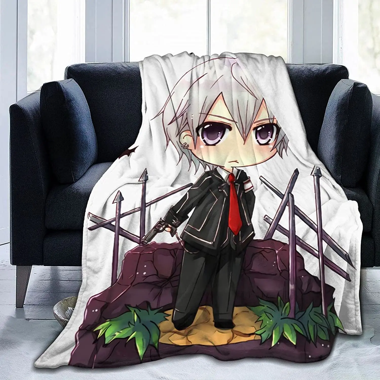 

Zero Kiryu Fluffy Soft and Comfortable Blanket, Anime Warm Embrace of Sympathy