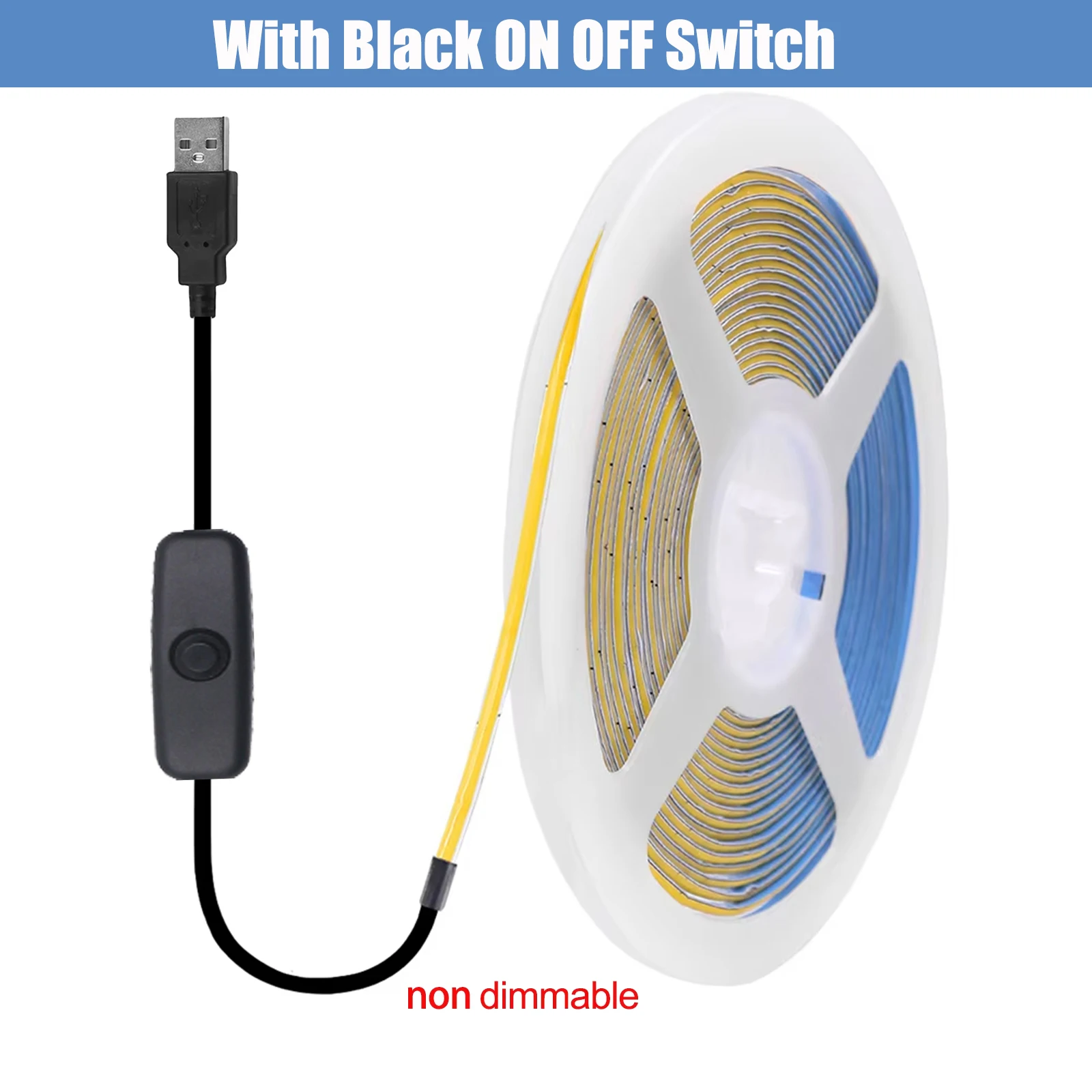 

GAHADA Светодиодная лента COB 320 LED 5В