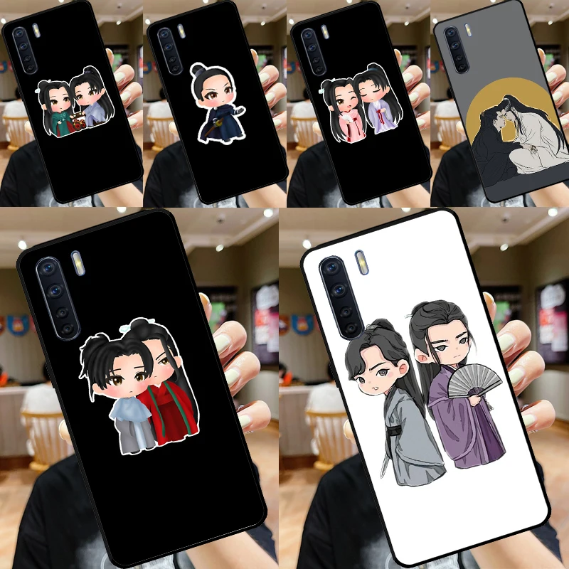 Chibi Word Of Honor для OPPO A17 A57 A77 A78 A91 A93 A5 A9 A31 A15 A16 A52 A72 A76 A96 A74 A94 A54S A53S чехол