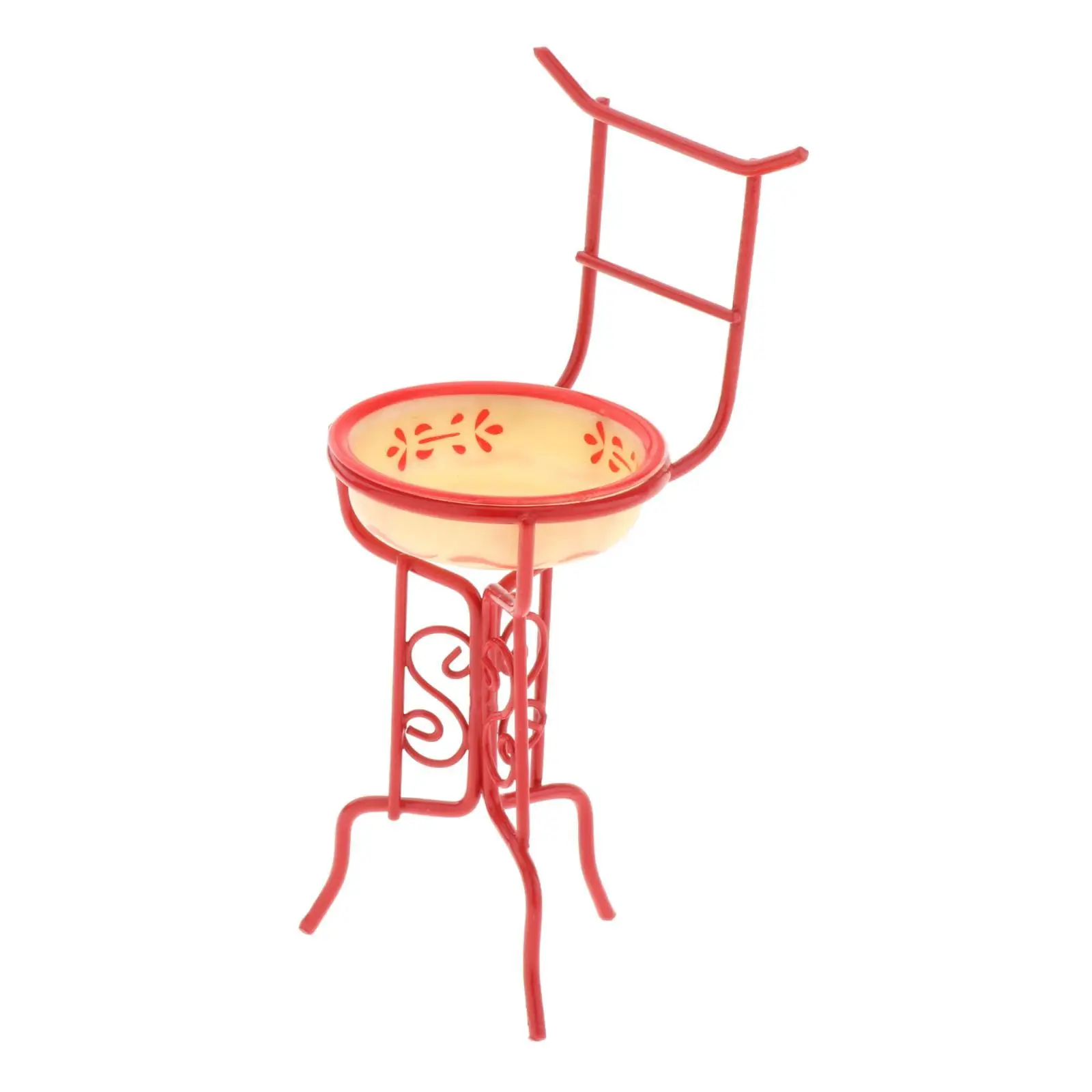 

1/12, умывальник для кукольного домика с подставкой, антикварная мебель, миниатюрный китайский стиль