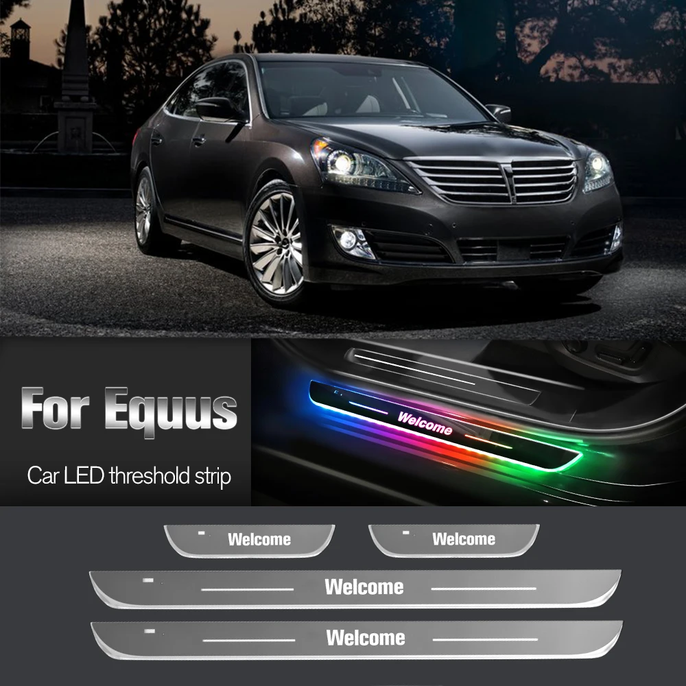 Автомобильный порог для Hyundai Equus 2008-2016 2009-2013 2014 2015 индивидуальный логотип