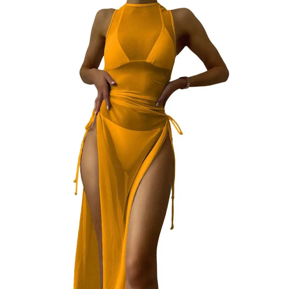 

Women Bikini Cover Up Set Quick Dry Summer Dress Swimsuit 3 Pcs/Set