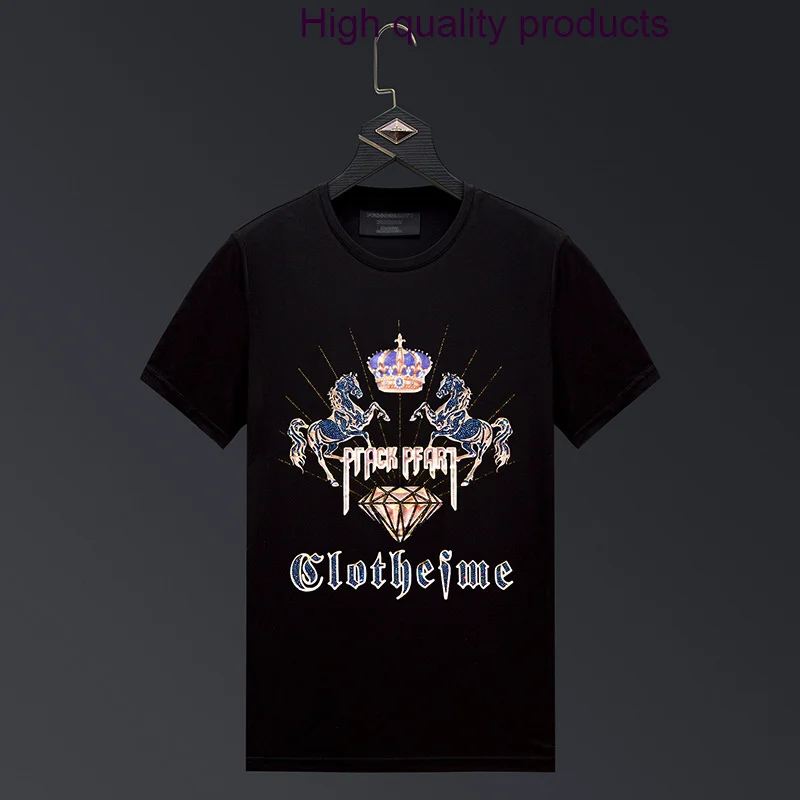 

Fashion 2023 Printed T Shirts Men Streetwear Clothing Mercerized Cotton Summer O Neck Short Sleeve Casual Tshirts Plus Size 6XL