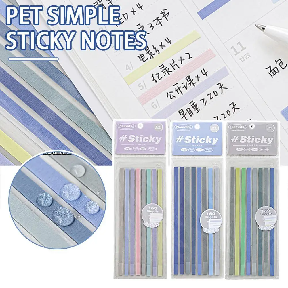 

160 листов, тонкие наклейки на указатели, Набор наклеек для заметок, тег для книг, маркеров для точек, указательные наклейки для школы и офиса