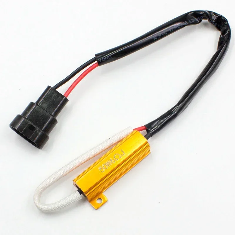 Штекерный разъем H7 комплект для преобразования hid жгут проводов с резистором H1 H4