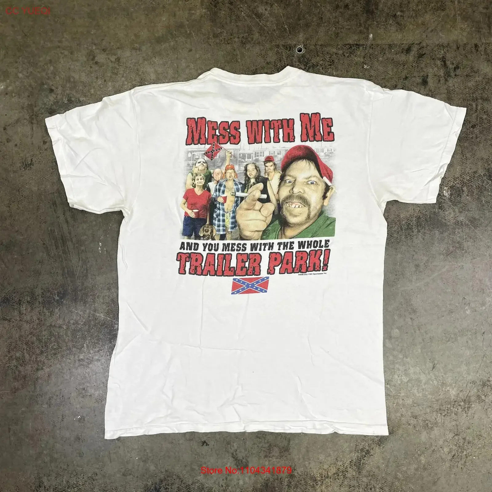 Футболка Trailor Park Boys белая хлопковая