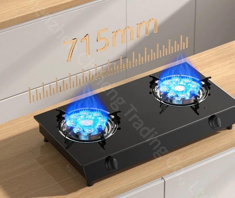 Газовая плита домашняя настольная императорная стеклянная газовая СЖИЖЕННАЯ