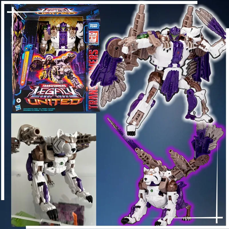 Фото 【В наличии】Фигурка Hasbro Transformers Legacy United Leader Class Beast Wars Tigerhawk, игрушка-подарок №1
