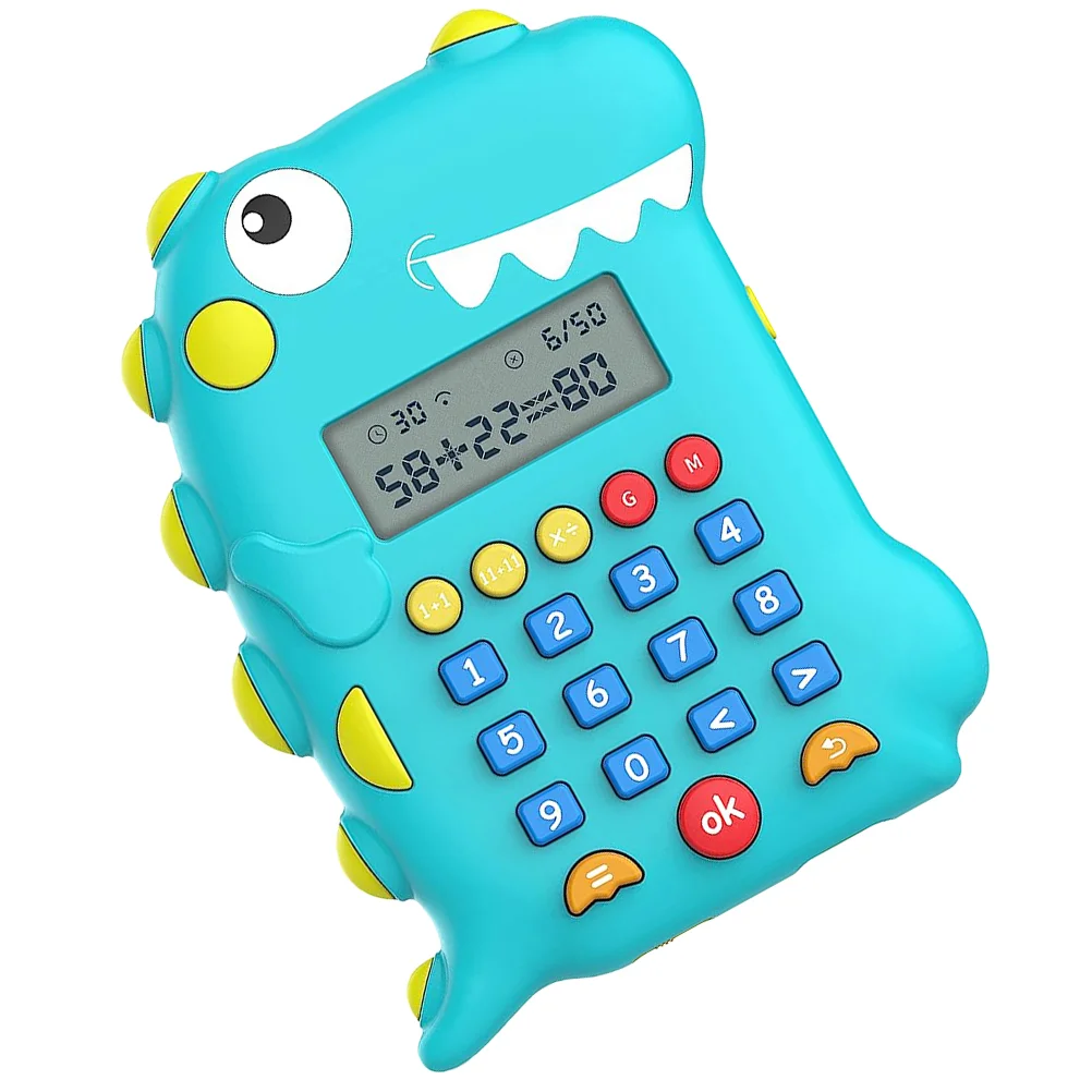 

Calculator Dinosaur Shaped Calculators Cartoon Math Games Intelligent Learning Calculators Pocket Office Desktop Calculator