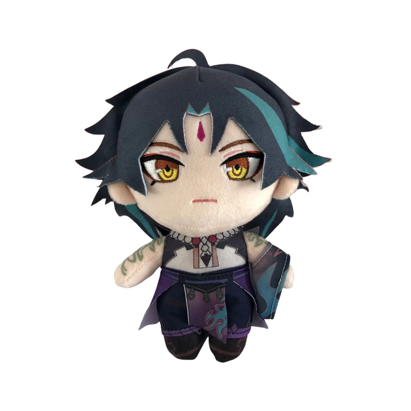 Genshin Impact Аниме Фигурки XIAO Zhongli Hu Tao Tartaglia Rei Plushie Кукла Подушка Мягкая Короткая