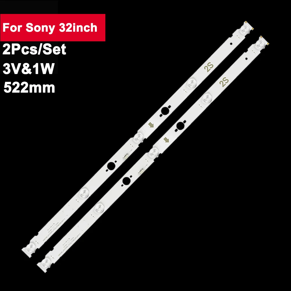 2pcs 522mm Led Backlight Bar For Sony 32inch 5 Lamps SAMSUNG_2015SONY_TPZ32_FCOM_A05_REV1.0 KDL-32W600D