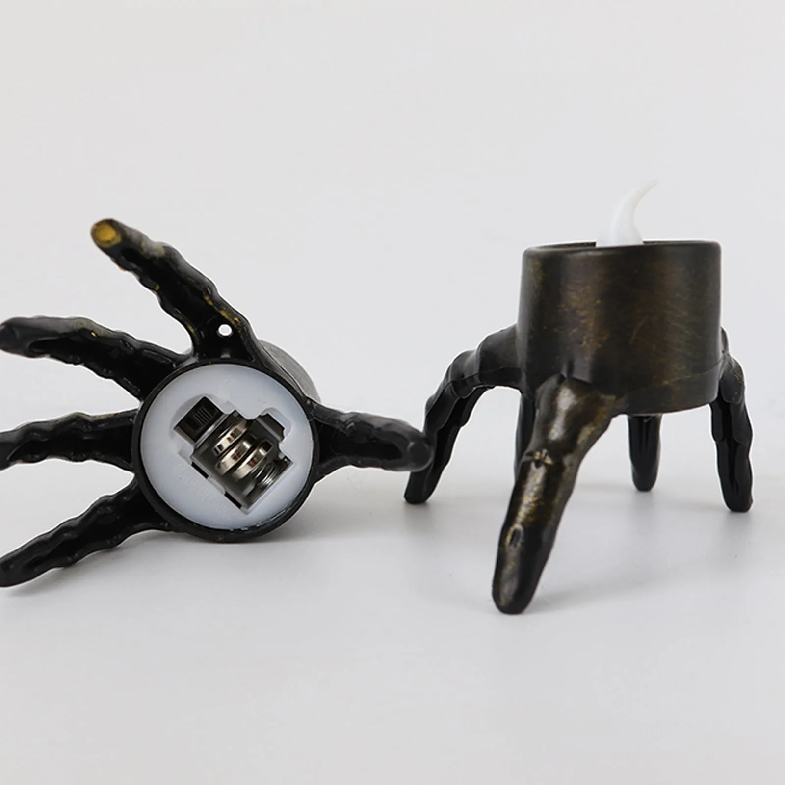 Креативный ручной светильник со скелетом светодиодный электронный свеча на