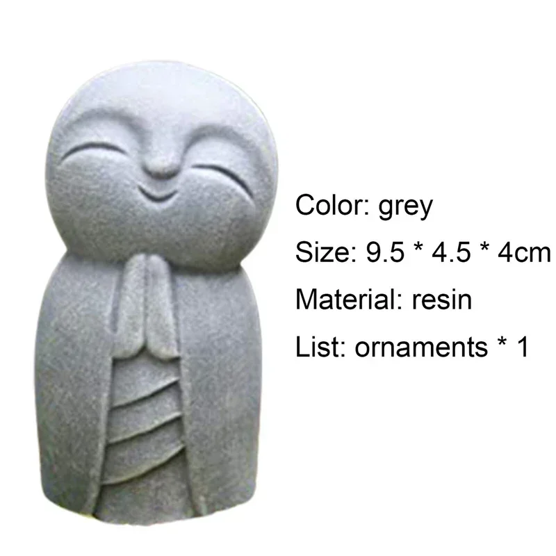 Полимерные поделки маленькая искусственная настольная статуэтка серая