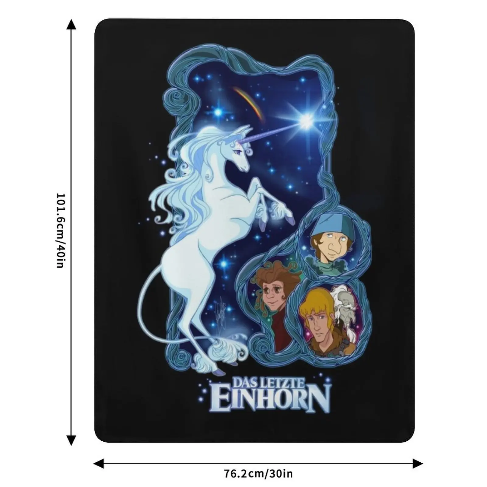 Плед Das Laste Einhorn - немецкий теплый плюшевый плед для гостиной (art.: 3920dc2eb00fb) - 3920dc2eb00fb