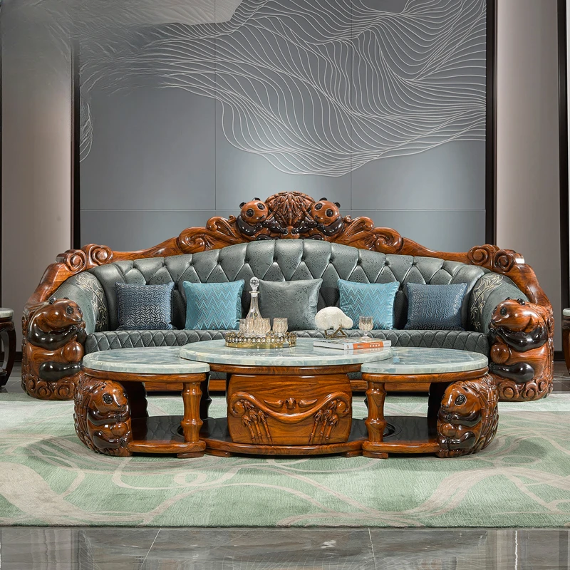 Импортный эбеновый твердый деревянный Национальный сокровище панда Европейский