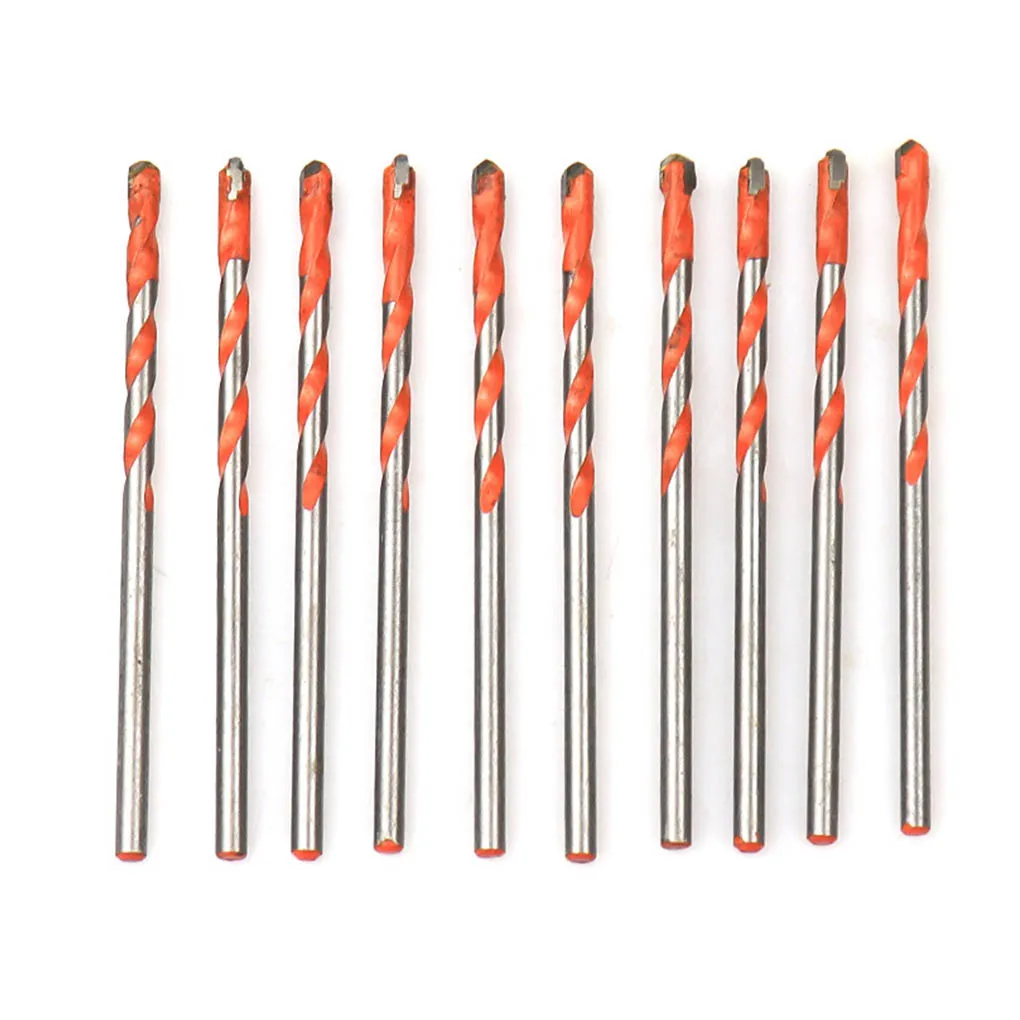 

1Set Drill Bits Durable Long Multifunctional Alloy Ceramic Tile Metal Drilling Bit Driver Hole Replacements 4MM