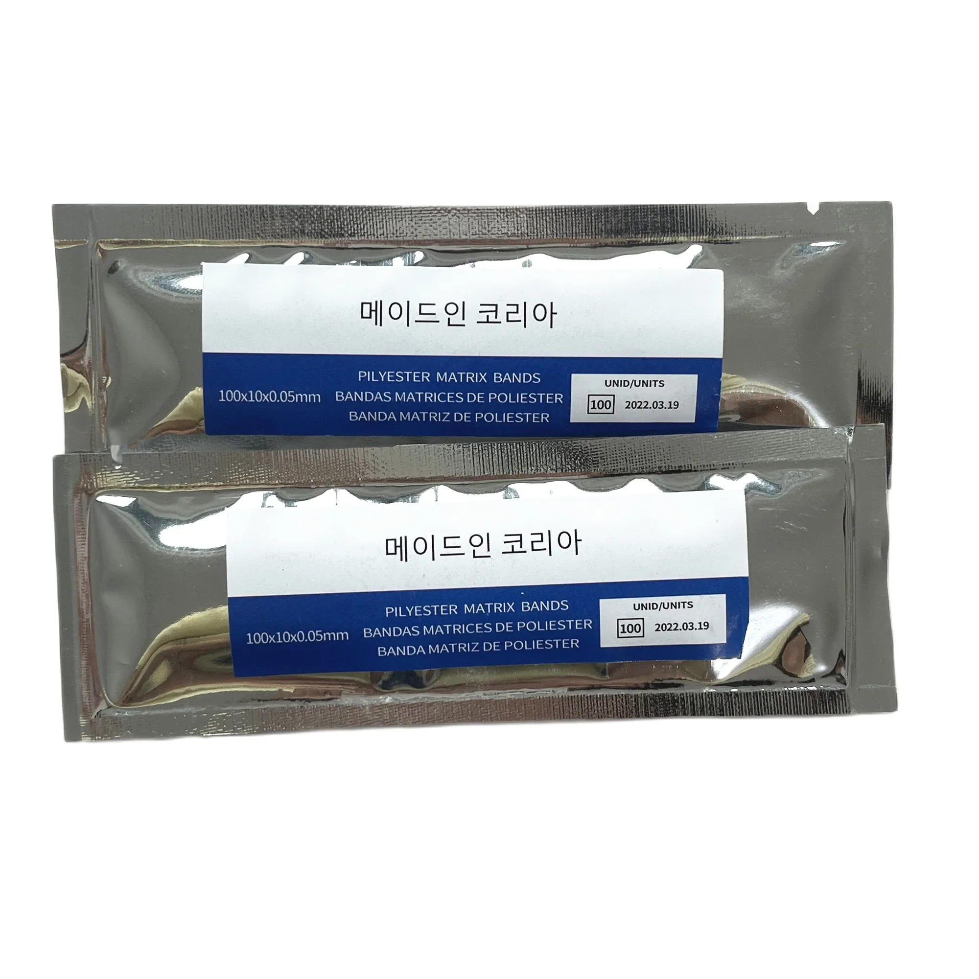 

100 шт., прозрачная полировальная лента, 100*10*0,05