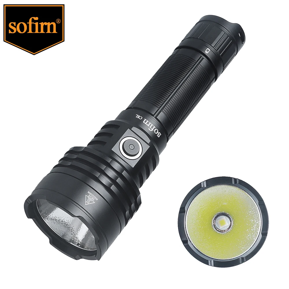 Sofirn C8L 21700 Flashlight Powerful Tactical 3100lm CREE XHP50D HI LED Torch EDC Type C Rechargeable Hunting Lantern